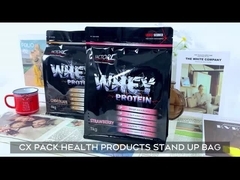 Printing Gravure Stand Up Barrier Bags Laminated Zipper Untuk Produk Kesehatan