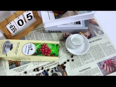 Kelembaban Proof Seal Stand Up Zipper Kantong Kopi 250g 500g 1000g 1kg