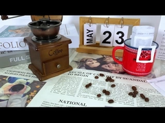 Custom Portable Hanging Ear Drip Coffee Bag Single Serve Disposable Drip Coffee Filter Bag Untuk Perjalanan