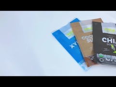 Custom Logo Kelembaban-Bukti Candy Roll Film Food Packaging Bag Candy Packing Bag Dengan Ziplock