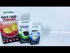 Dikustomisasi 5kg 10kg 15kg Stand Up Pet Food Bag Plastik Pet Feed Packaging Dengan Zipper