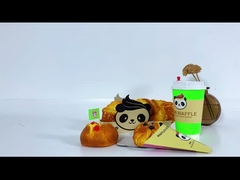 Custom Printed Snack Packaging Set Food Bag Bread Box Beverage Cup Set Untuk Dekorasi Kemasan Makanan