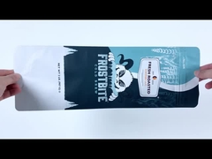 Tas kemasan kopi cetak khusus kantong plastik kopi tahan kelembaban kantong ritsleting biji kopi