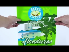 Custom Printed Plastic Packaging Bag 3 Side Seal Snack Food Packaging Untuk Pita Pancake Taco