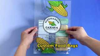 Tas Tersegel Food Grade Kustom Untuk Kacang Tepung Beras