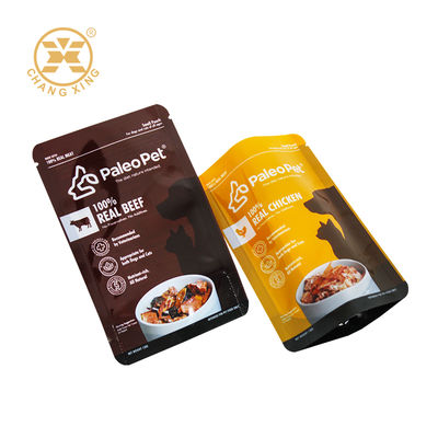 Custom Plastic Ziplock Pet Food Bag Moisture-Proof Pet Packaging Bags For Dog Cat Food