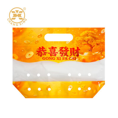 LDPE Food Grade Plastic Vegetable Packaging Bags Custom Printed Fresh Fruit Frozen Stock Bags Plastic Noodles Bags