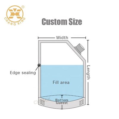 150ml 1L 5L Detergent Packaging Pouch