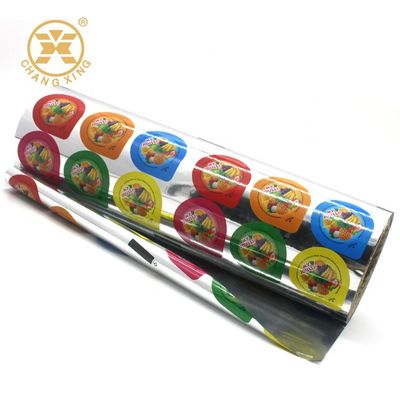 Heat Sealing Lidding Roll Film for PET/PE/PS/PP Jelly Yougurt Milk Bubble Tea Cups