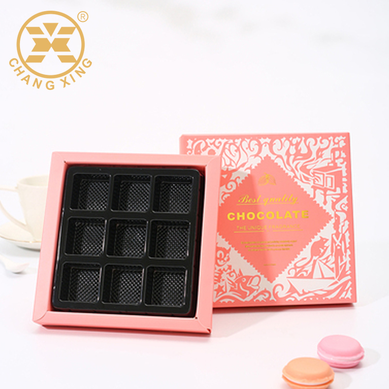 Custom Shape Chocolate Packaging Box with 4c Offset Printing for Food Grade Candy and Gift Boxes