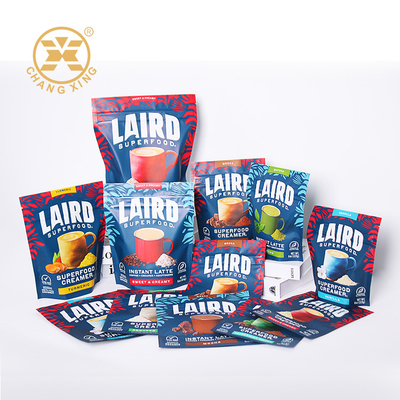 Doy stand up pouch packaging bag untuk bedak dan kemasan makanan
