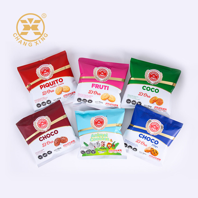 Food Grade Plastik Aluminium Foil Roll Film Plastik Keripik Biskuit Cookies