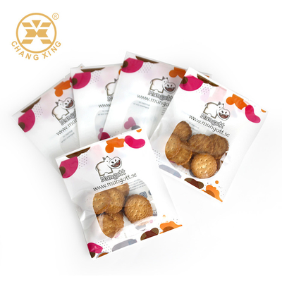Food Grade Plastic Bread Cookies Zip Lock Packaging Bag With Logo