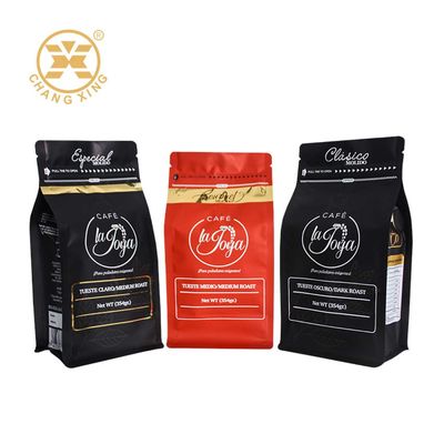Odor Barrier Heat Sealable Coffee Bean Packaging Bags Untuk Kemasan Makanan