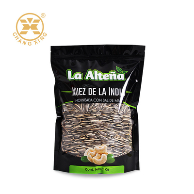 500g 1kg Zipper Buah Kering Stand Up Bag Untuk Kacang Kacang Melon Biji