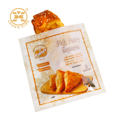 Custom Heat Sealing Dessert Biscuit Bag Roti Plastik LDPE Kantong Pengemasan Roti