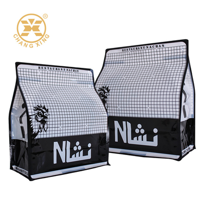 Pencetakan Gravure Food Grade Stand Up Packaging Bag Laminated Zipper Untuk Daging Segar