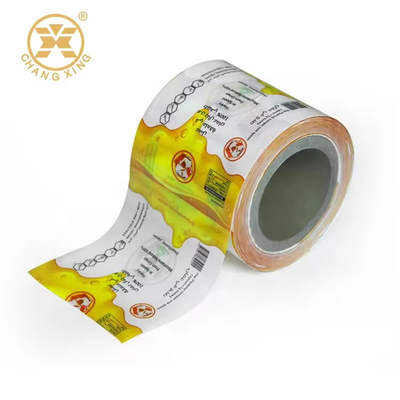 PET/Al/PE Pengemasan Madu Laminate Poly Film Aluminium Foil Plastic Film Honey Sachet Roll Film