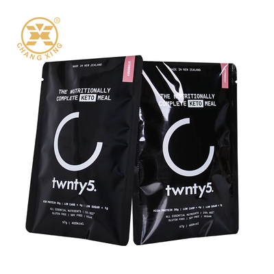 Mylar Foil Linered Shake Plastik Whey Protein Powder Packaging Bag Health Food Bag Dengan Zipper