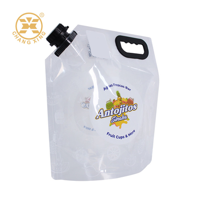 Food Grade Buah Rasa Soda Packing Spout Bag Tomat Minum Kantong Dengan Spout Untuk Jus Buah Jus Sayuran