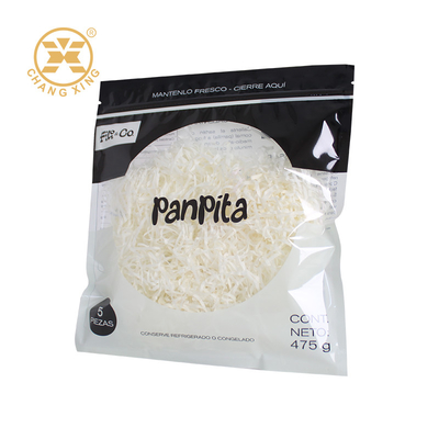 Custom Printed Plastic Zipper Bags Food Packaging Bag Untuk Noodle Pita Pancake Taco