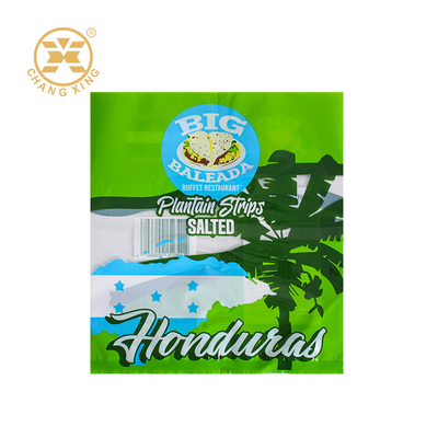 Custom Printed Plastic Packaging Bag 3 Side Seal Snack Food Packaging Untuk Pita Pancake Taco