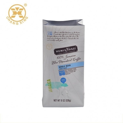 Food Grade AL PE Plastic Coffee Packaging Bags 4 Oz Coffee Bags Dengan Valve