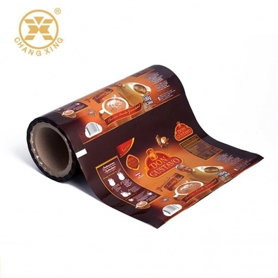 PE PET Heat Seal Coffee Packaging Bags Food Grade Plastic Packaging Film Roll