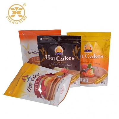 Stand Up Mini Cake Roll Film Tas Kemasan Makanan Mini Cake Packing Bag Barrier Tas Laminasi Biodegradable