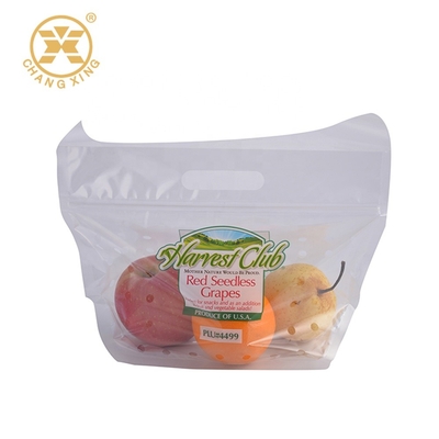 EXPE PP Plastik 3kg Tas Kemasan Buah Kering Stand Up Pouch Dengan Lubang Ventilasi Ritsleting