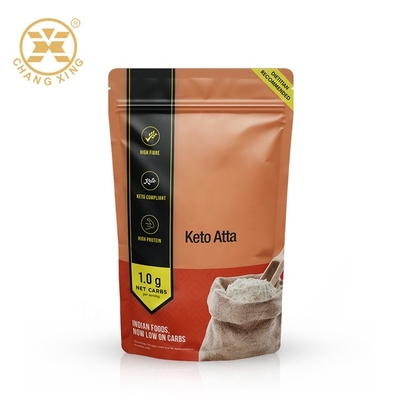 1kg 5kg Tepung Jagung Tas Kemasan Makanan Kering Self Standing Polypropylene Zip Lock Bags