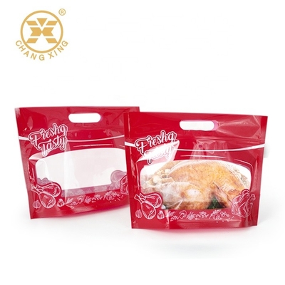 Bopp Antifog Kemasan Makanan Microwavable Grilled Rotisserie Chicken Plastic Takeaway Bags