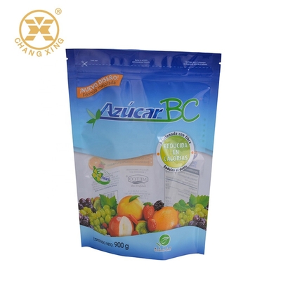 250g 8oz Tas Kemasan Sayuran Ziplockk yang Dapat Ditutup Kembali Doyen Cookie Sugar Packaging Pouch