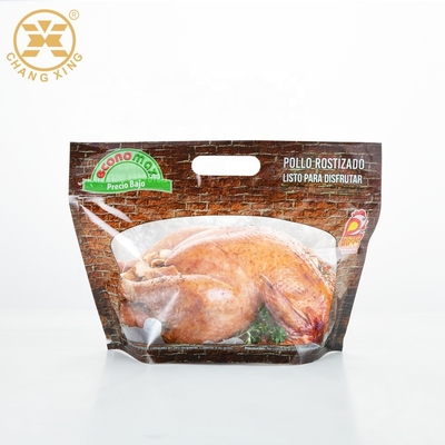 Kemasan Penghalang Untuk Kantung Retort Microwavable yang Dapat Ditutup Kembali Ayam Panggang
