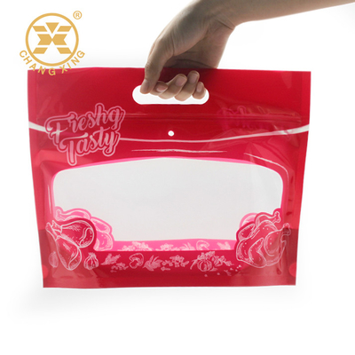 Takeaway Zipper Top Roast Chicken Packaging Plastik Bopp Microwave Safe Food Packaging