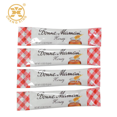 Paket Plastik Gulungan Film 76.2mm Untuk Kemasan Premium Honey Packaging Metallized Film