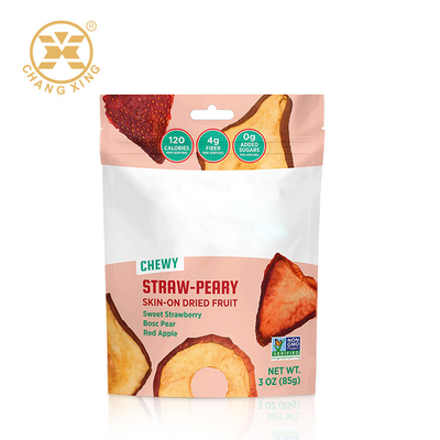 Tas Kemasan Buah Kering Matte yang Dapat Ditutup Kembali MPET 750g Kantong Berdiri Kompos