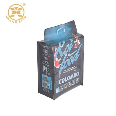 20kg Pestisida Aluminium Foil Stand Up Pouch Tas Kemasan Pupuk Organik Bawah Datar