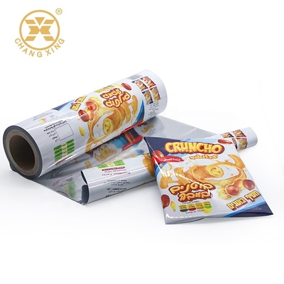 Keju Panas Sealable Heat Shrink Film Roll Kemasan Dicetak Food Grade Untuk Keripik Tortilla